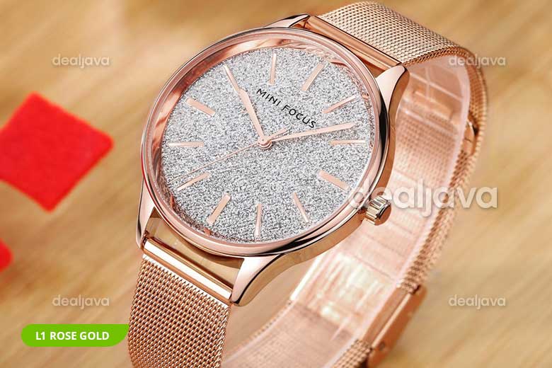 Jam Tangan Wanita Terbaru 2019 Gold Rosegold Mini Focus